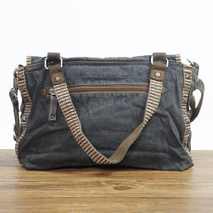 Denim Side Bags Womens Blue Denim Messenger Bag Vintage Denim Shoulder Bags For Women