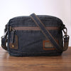 Blue Denim Mens Small Shoulder Bag Clutch bag Denim Small Messenger Bag For Men