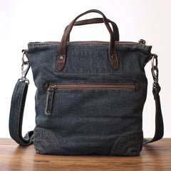 Blue Denim Small Tote Bags Denim Small Tote Side Bags Vintage Small Messenger Bag For Women