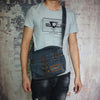 Blue Denim Small Messenger Bags Denim Small Side Bags Vintage Small Messenger Bag For Men