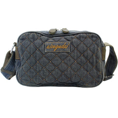 Black Denim Womens Small Quilted Shoulder Bags Denim Vintage Side Bag Quilted Messenger Bag For Men