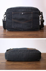 Blue Denim Mens Clutch bag Small Shoulder Bag Denim Small Messenger Bag For Men