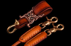 Leather biker trucker Tibetan Keychain wallet Chain for chain wallet biker wallet trucker wallet - imessengerbags