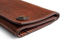 Handmade Mens Cool Leather Chain Wallet Biker Trucker Wallet with Chain for Men - imessengerbags