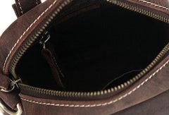 Cool Leather Mens Camera Bag Small Shoulder Bag Crossbody Bag For Men