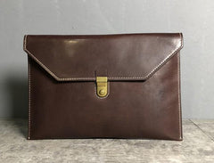 Genuine Leather Mens Clutch Cool Slim Wallet Zipper Clutch Wristlet Wallet for Men
