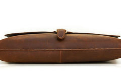 Vintage Mens Leather Briefcase Business Handbag Shoulder Bags For Men - imessengerbags