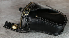 Leather Belt Pouch Mens Small Cases Waist Bag Hip Pack Belt Bag Fanny Pack Bumbag for Men - imessengerbags