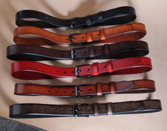 Genuine Leather Punk Rock Biker Trucker Mens Belt Men Black Coffee Belt for Men - imessengerbags