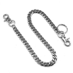 20'' SOLID STAINLESS STEEL BIKER SILVER WALLET CHAIN LONG PANTS CHAIN SILVER Jeans Chain Jean Chain FOR MEN