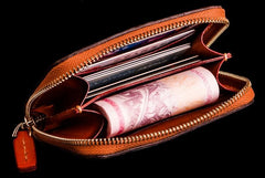 Handmade Leather Tibetan Mens billfold Wallet Cool Chain Wallet Biker Wallet for Men - imessengerbags