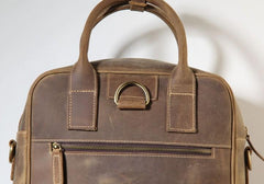 Handmade Leather Mens Cool Backpack Bag Messenger Bag Briefcase Work Bag Laptop Bag for men