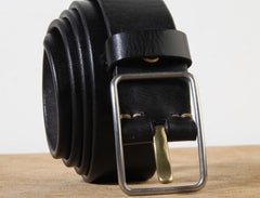 Genuine Leather Punk Rock Biker Trucker Mens Belt Men Black Coffee Belt for Men