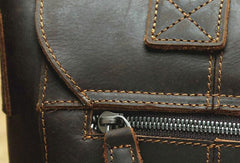 Black Cool Leather Messenger Bag Handbag Shoulder Bag For Men - imessengerbags