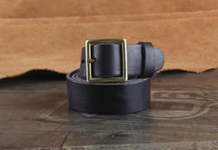 Genuine Leather Punk Rock Biker Trucker Mens Belt Men Black Coffee Belt for Men