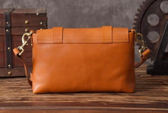 Handmade Leather Mens Cool Shoulder Bag Messenger Bag Chest Bag Bike Bag Cycling Bag for men - imessengerbags