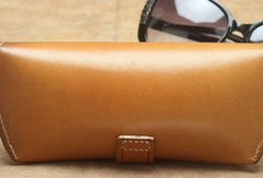 Handmade Mens Leather Glasses Case Glasses Box Glasses Holder For Men - imessengerbags