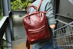 Cool Leather Mens Backpacks Travel Backpack Laptop Backpacks for men