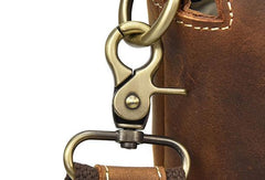 Cool Vintage Mens Leather Briefcase Business Briefcase Shoulder Bags For Men