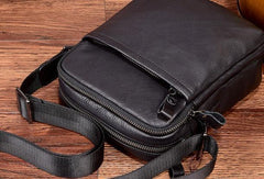 Cool Leather Mens Small Messenger Bag Cool Crossbody Bags for men