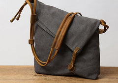 Mens Canvas Rustic Courier Bag Side Bag Messenger Bag Camera Shoulder Bag for Men