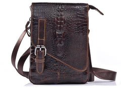 Cool Mens Leather Small Side Bag Belt Pouch Waist Pouch Holster Belt Case for Men
