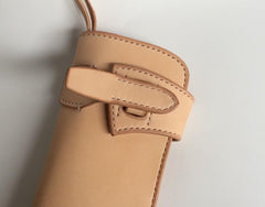 Handmade Leather Biker Wallet Mens Cool Chain Wallet Trucker Wallet with Chain - imessengerbags