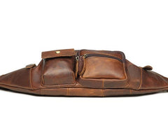 Leather Belt Bag Mens Fanny Back Waist Bag Fanny Bags For Men