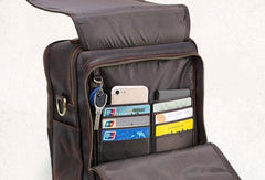 VINTAGE LEATHER MENS Camera Bag Small Cool SHOULDER BAG HANDBAG FOR MEN