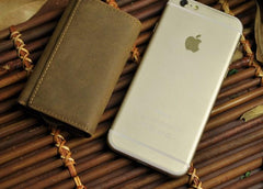 Cool Small Leather Mens Keys Wallet Car Keys Holder Car Key Case for Men - imessengerbags