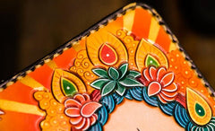 Handmade Leather Men Tooled White Tara Cool Leather Wallet Long Phone Clutch Wallets for Men - imessengerbags