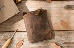 Cool Canvas Mens Small Wallets Bifold Vintage billfold Wallet for Men - imessengerbags
