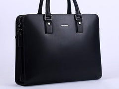 Genuine Leather Mens Cool Messenger Bag Briefcase Work Bag Business Bag Laptop Bag for men - imessengerbags