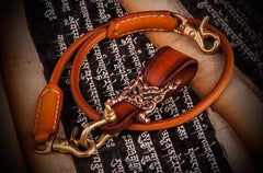 Leather biker trucker Tibetan Keychain wallet Chain for chain wallet biker wallet trucker wallet - imessengerbags