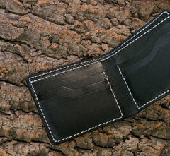 Handmade Leather Boa Skin Mens billfold Wallet Cool Leather Wallet Slim Wallet for Men - imessengerbags