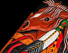 Handmade Leather Biker Mens Cool Car Key Wallet Coin Wallet Pouch Car KeyChain for Men - imessengerbags