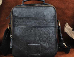 Small Leather Mens SIDE BAG COURIER BAG Messenger Bag Shoulder Bag for Men