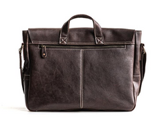 Genuine Leather Mens Messenger Bag Briefcase Laptop Bag Bike Bag Cycling Bag for men