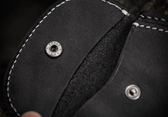 Handmade Leather Boa Skin Tooled Mens billfold Wallet Cool Slim Wallet Biker Wallet for Men - imessengerbags