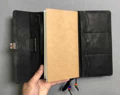 Genuine Leather Mens Clutch Cool Slim Wallet Passport Travel Clutch Wristlet Wallet for Men - imessengerbags