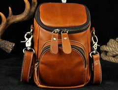 Leather Mens Cell Phone Holster Belt Pouch Mens Side Bag Shoulder Bag for Men