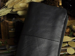 Cool Leather Mens Long Wallet Vintage Leather Long Wallet for Men - imessengerbags