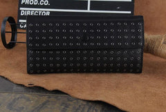 Genuine Leather Mens Cool Long Leather Wallet Zipper Clutch Wristlet Wallet for Men - imessengerbags