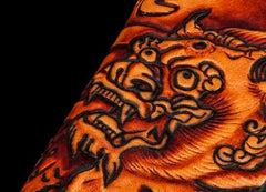 Handmade Leather Biker Mens Cool Car Key Wallet Coin Wallet Pouch Car KeyChain for Men - imessengerbags