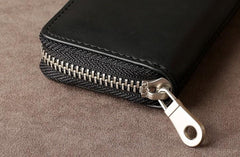 Handamde Genuine Leather Mens Cool Key Wallet Card Slim Wallet Key Holder Car Key Case for Men - imessengerbags
