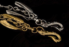 Brass Silver biker Tibetan wallet Chains for chain wallet biker wallet trucker wallet