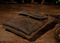 Leather Belt Pouch Cell Phone Holsters for Men Waist Bag BELT BAG Shoulder Bag For Men