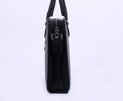 Genuine Leather Mens Cool Messenger Bag Briefcase Work Bag Business Bag Laptop Bag for men - imessengerbags