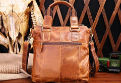 Leather Mens Vintage Briefcase Business Briefcase Work Briefcase For Men - imessengerbags
