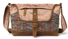 Mens Canvas Rustic Side Bag Messenger Bag Camera Courier Bag Shoulder Bag for Men